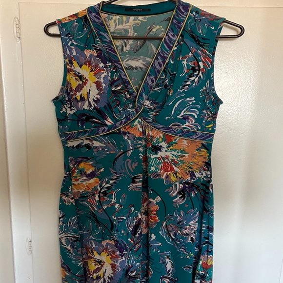 Tahari Summer Jersey Knee Length Dress - Picture 1 of 7